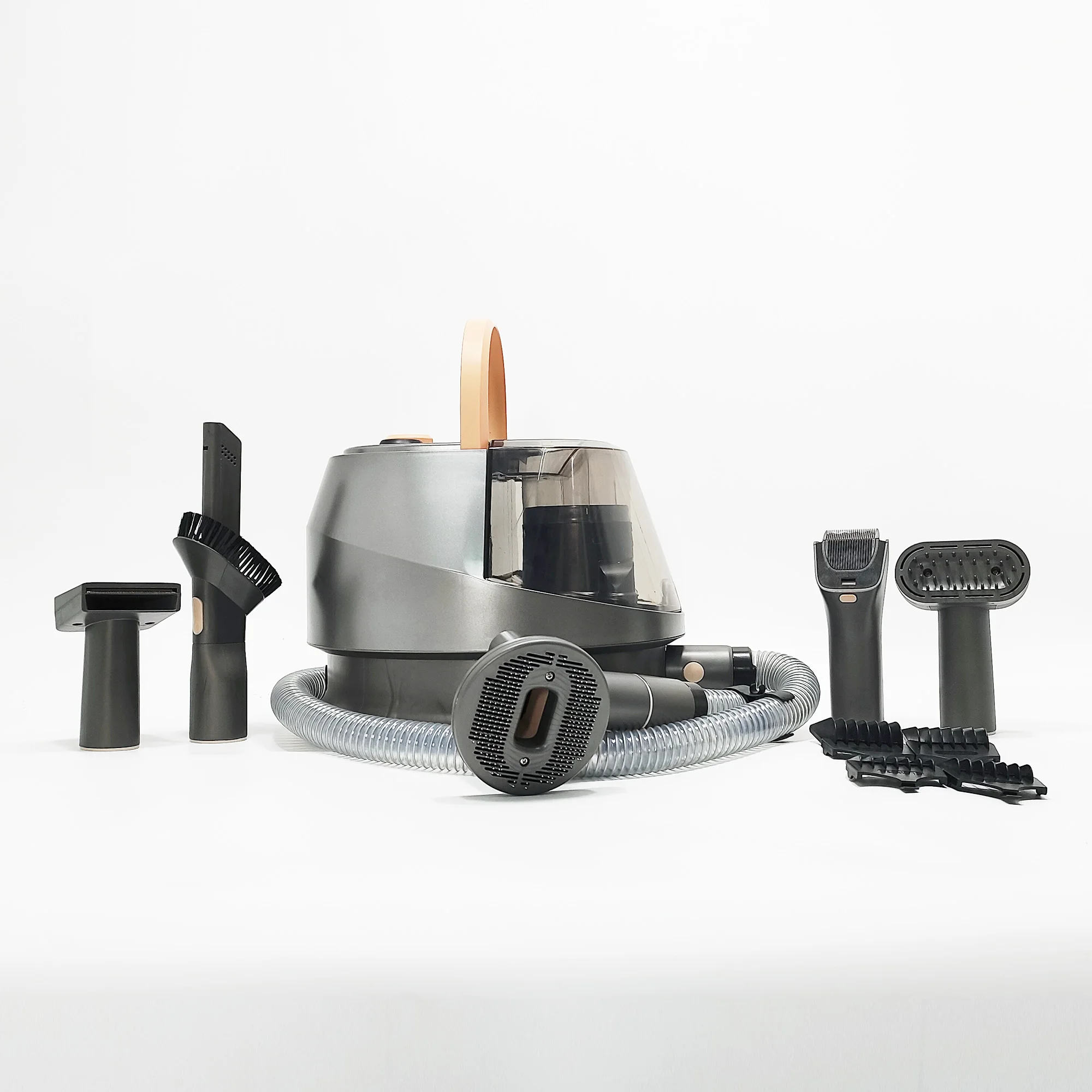 COMPASS Multifunctional 5 in 1 Pet Dog Cat Hair Cleaner Grooming Vacuum Kit Blower with Heating