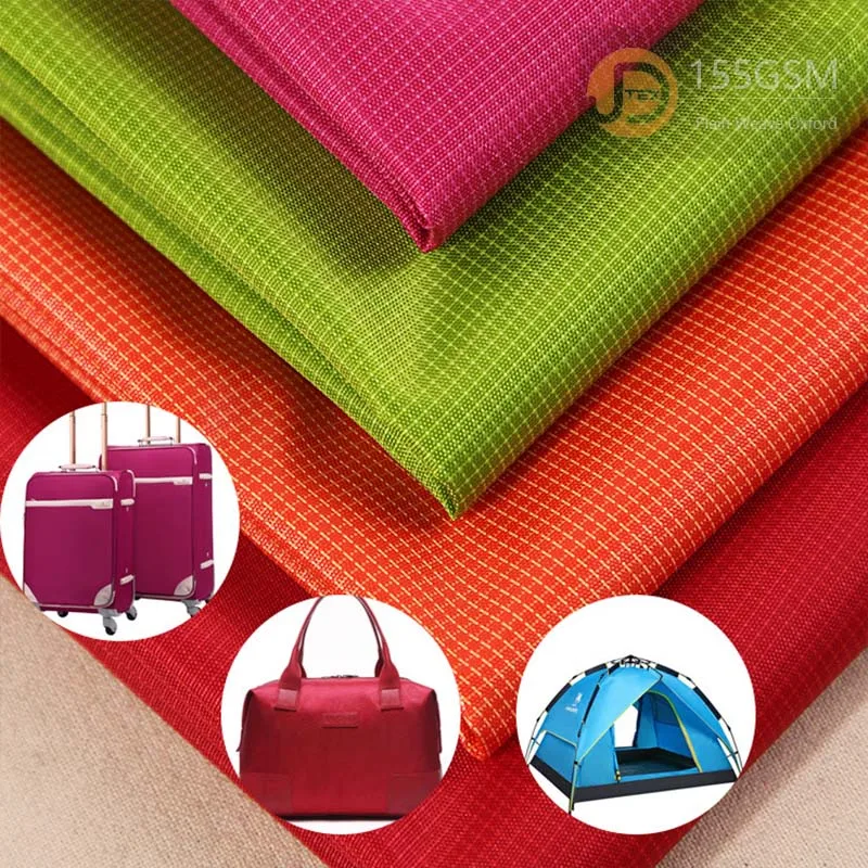 155g Plain Weave Two-color Grid Oxford Cloth Waterproof Tent Umbrella Home Textile Curtain Lining Fabric