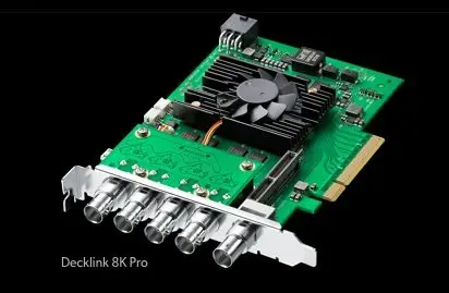 Blackmagic DeckLink 8K Pro Quad link 12G-SDI capture card video switcher playback for SD/HD/Ultra HD/4K/4K DCI/8K/8K DCI formats
