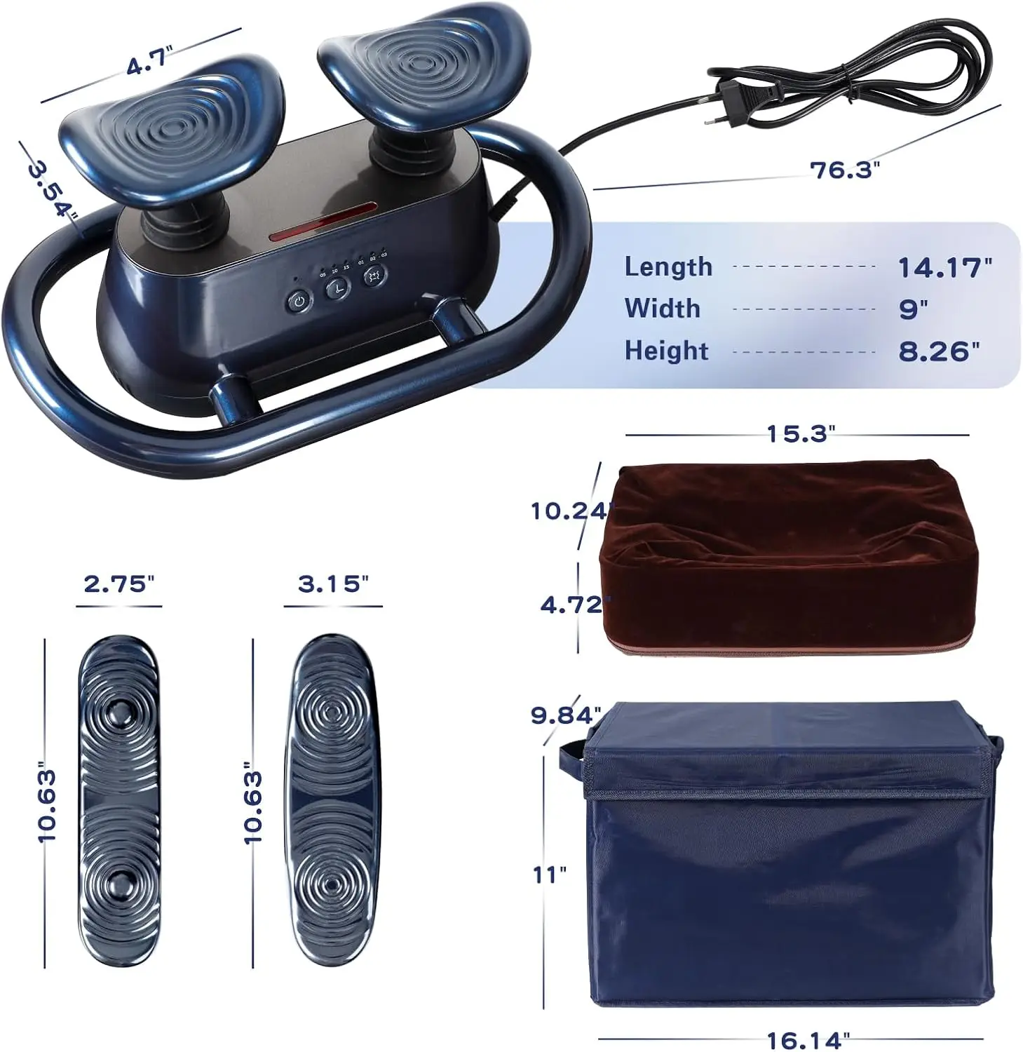 Electric Remote Control Tapping Vibrator Full Body Handheld Massager Blood Circulation Vibration Machine
