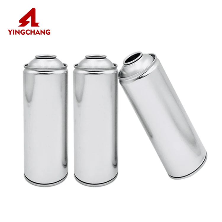Wholesale Dia 65*158mm Empty Metal Tinplate Necked-in Aerosol Can