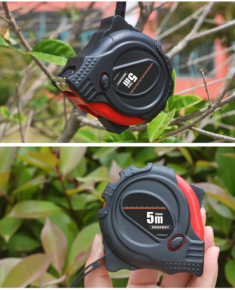 Stainless Steel Tape Measures 5m 8m 10m Measuring Tapes Laser Distance Meter ABS Plastic
