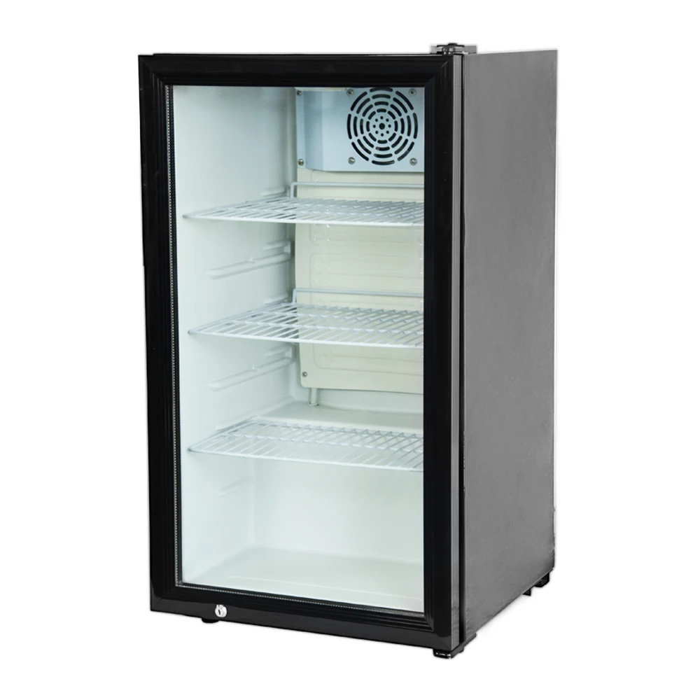 High Effect Cooling Low power Home Used Mini Compact Cooler Fridge with LED light