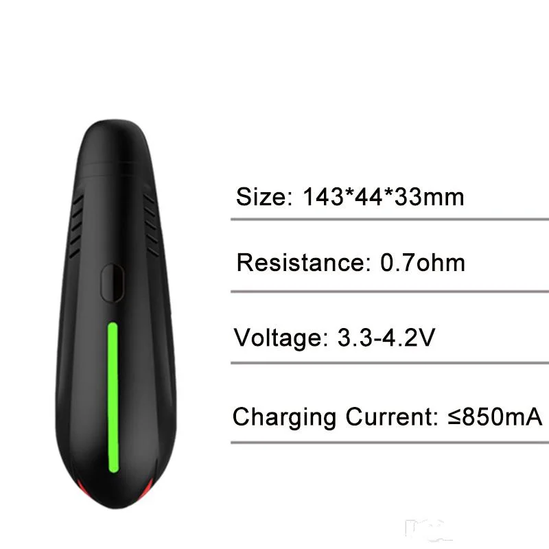 Electronic Cigarette Vaporizer Dry Herb Vape Kit Submarine 2200mAh Battery Ceramic Chamber Herbal Vaporizer E-Cigarette Vaper