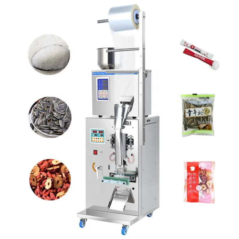 automat pack pouch candy packaging granular maize milling powder filling packing machine