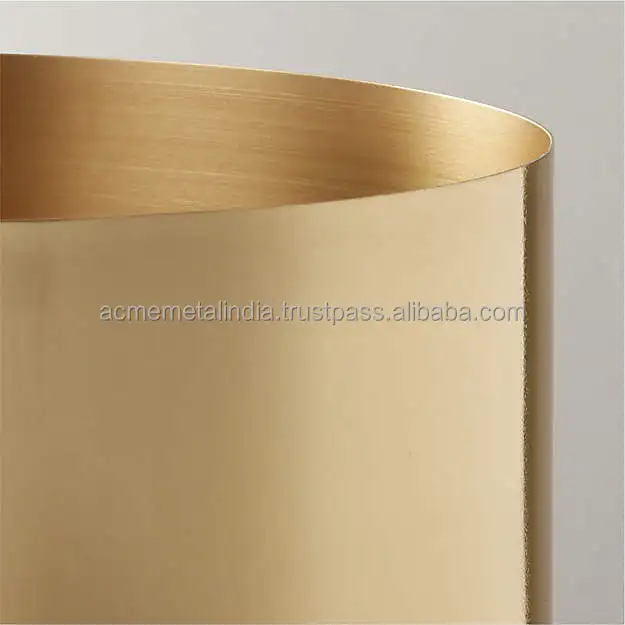 Мусорная корзина для ванной комнаты золотого и серебряного цвета мусорная кухни ресторана бара нержавеющая сталь латунь золотой цвет никелирование лучшая покупка