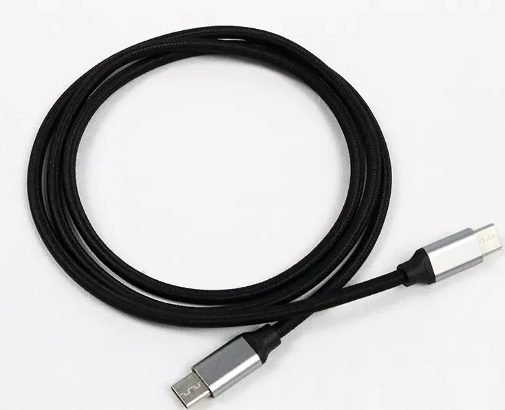 2M 6.7FT Long PD USB-C to USB C Braid Cable Fast Charging for Macbook Laptop Phone