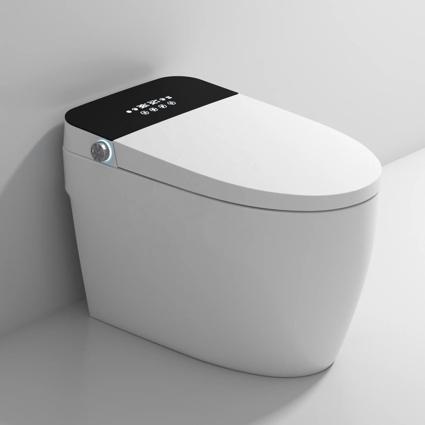 ZHONGYA Oem E001 high quality sanitary wares floor mounted intelligent toilet automatic open sensor flush smart toilets