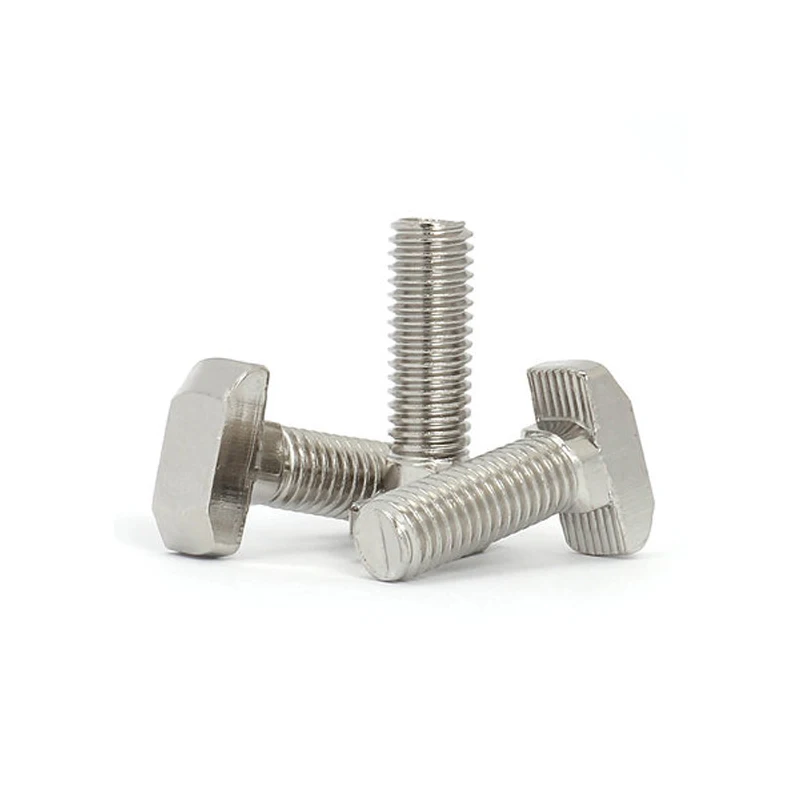 hardware fasteners M2 m4 M7 m8 M11 A2 A4 din186 DIN787 t shaped bolt  hammer-head t-bolt stainless steel T head bolt