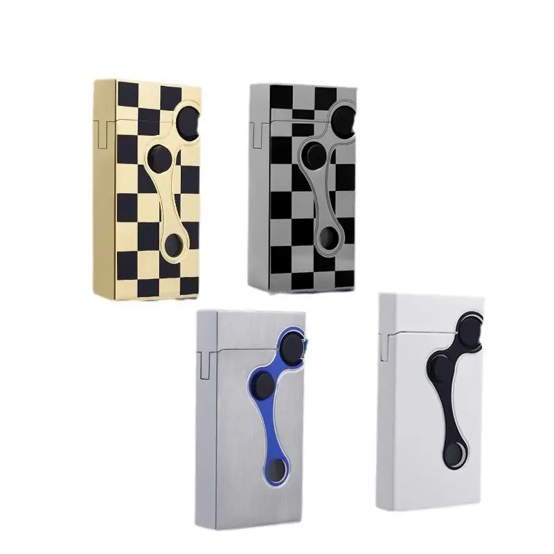 Newly Designed Gas Lighter Portable Dual Flame Classic Grinding Wheel Ignition Lighter