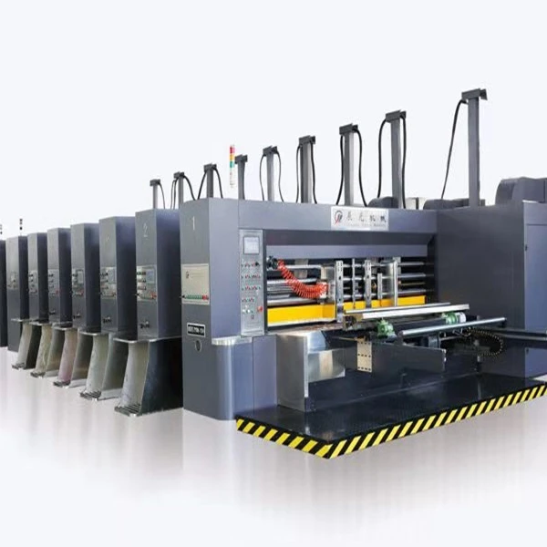 
High Speed Printing Sloting and Auto-delivery Machine(CE approved) 