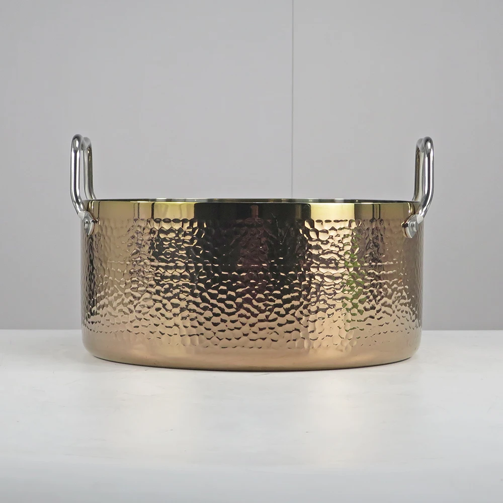 High Quality Stainless Steel Stockpot High Body Soup Pot Durable Three-Layer Cookware Pot Non-stick Induction Cooker