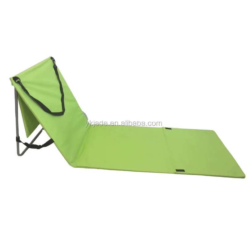 Mat chair beach foldable beach lounge chairs mat,outdoor camping mat for aldi with carry strap
