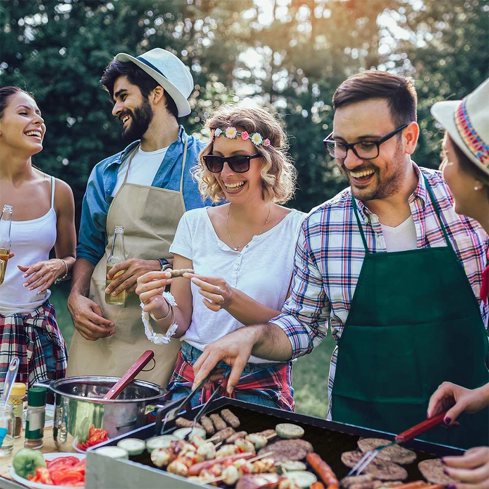 pfoa free Reusable Barbecue Cooking BBQ Grill Mesh Mat for Grilling