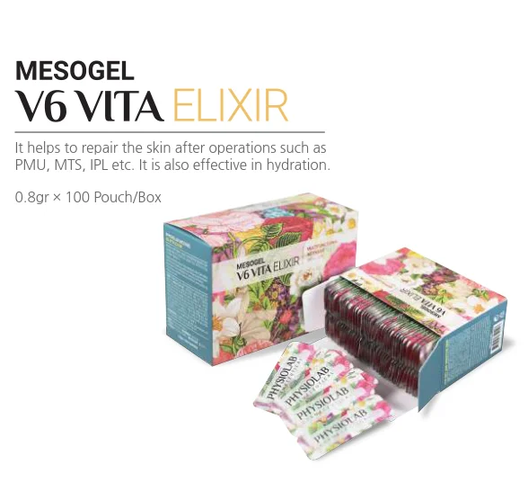 Korea original Meso facial whitening ampoule with microneedle rolling therapy