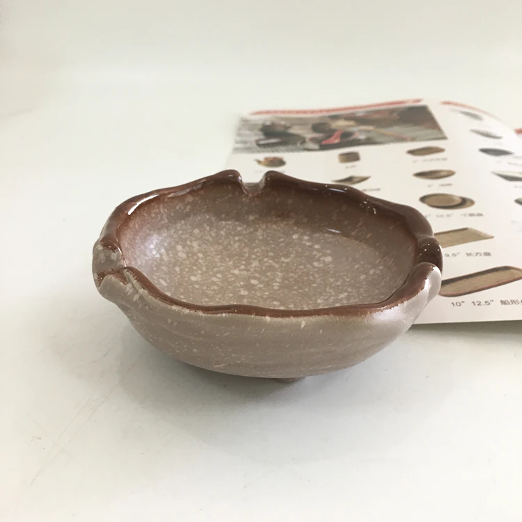 
restaurant buffet antique soy sauce spice bowl deep round porcelain dish with chopsticks holder 