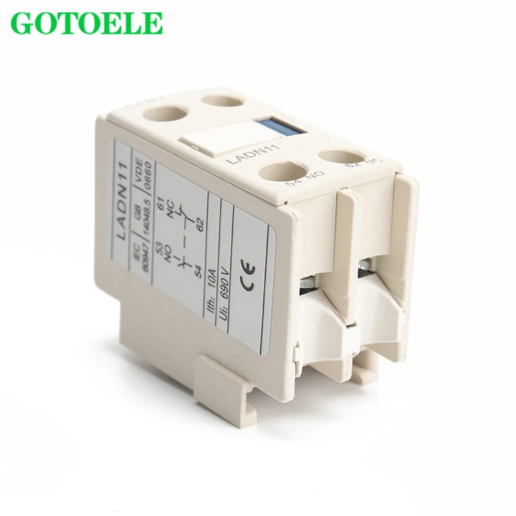 AC contactor old type LC1-D series auxiliary contact LA1-DN22 2NO+2NC 10A have a lot of stock