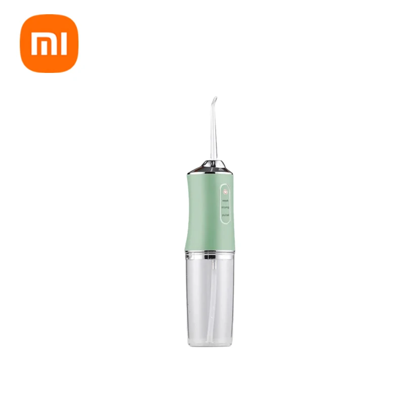 Portable Dental Water Flosser Oral Irrigator 220ml Large Capacity Water Jet Oral Irrigator for Women