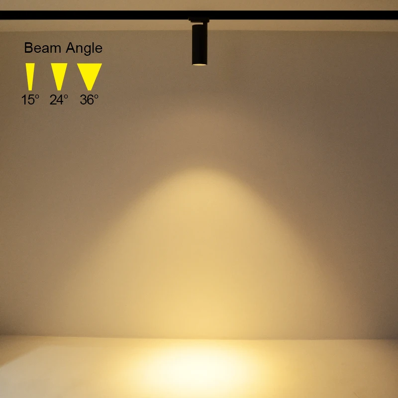 Slim Magnetictrack Rail Lighting System Surface Mounted Linear Spotlight Grille Fold Cob Ultrathin Led Magnetic Track Light