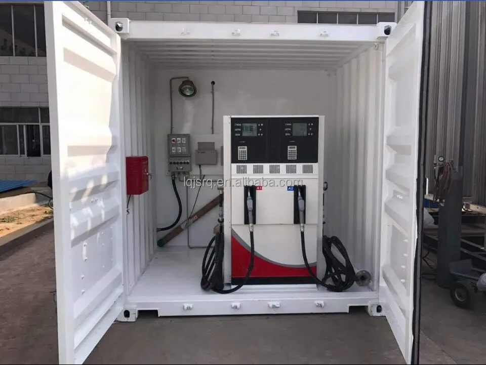 20ft 20000L mobile container  service diesel fuel filling station