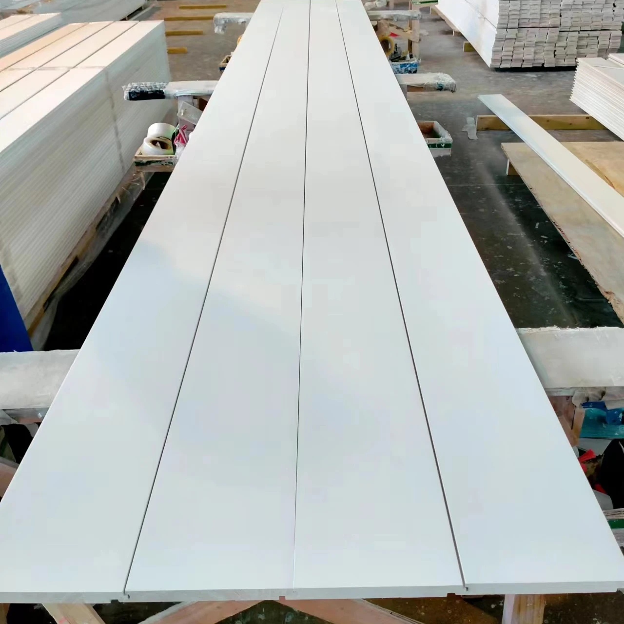 Primed Molding Skirting Board MDF Baseboard White Shiplap