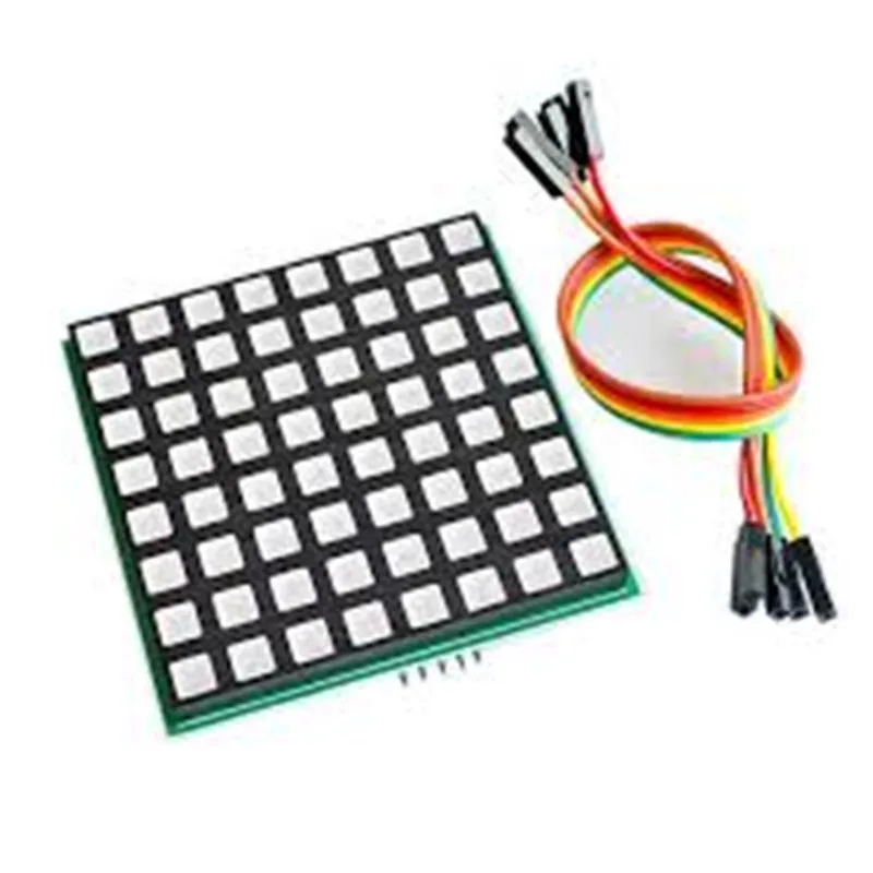 LED Full Color Dot Matrix RGB LED Display Screen Board 88 Dot Matrix Module for Raspberry Pi