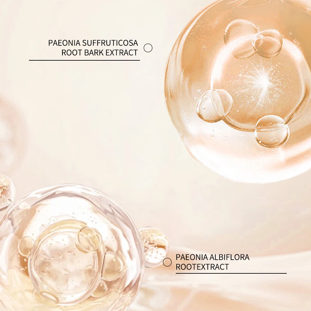 Krone Custom Natural Peony Root Extract Hyaluronic acid Niacinamide Brightening Hydrating Moisturizing Serum Skin Care Set