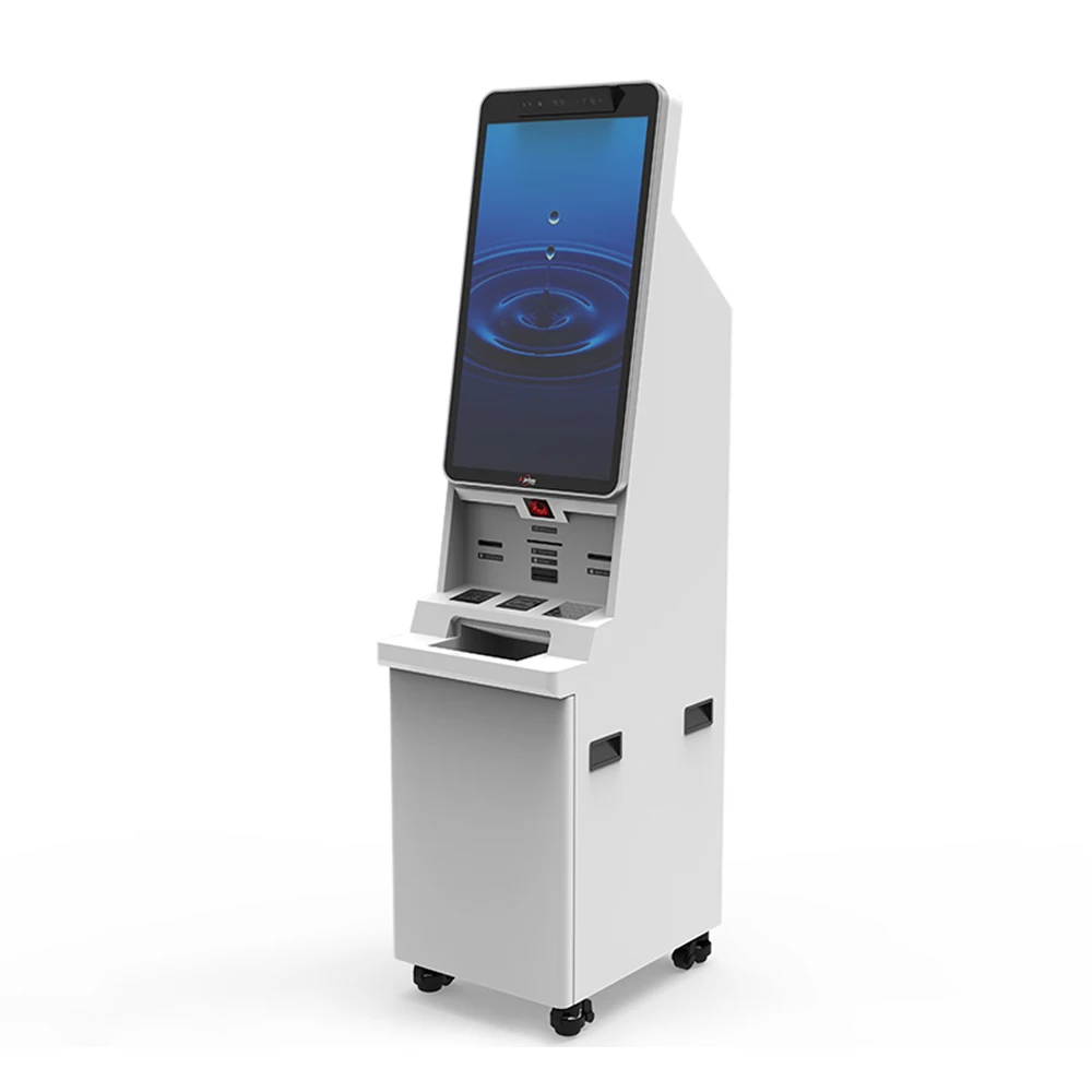 32 Inch Self Service Touch Screen Credit Card Coin Operated Payment Kiosk Ticket Vending Machinefor Hospital Report Printing