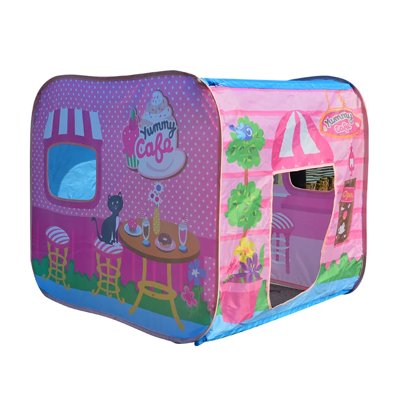 Игровая палатка для улицы и помещения, Игровая палатка, домик для детей, складная палатка