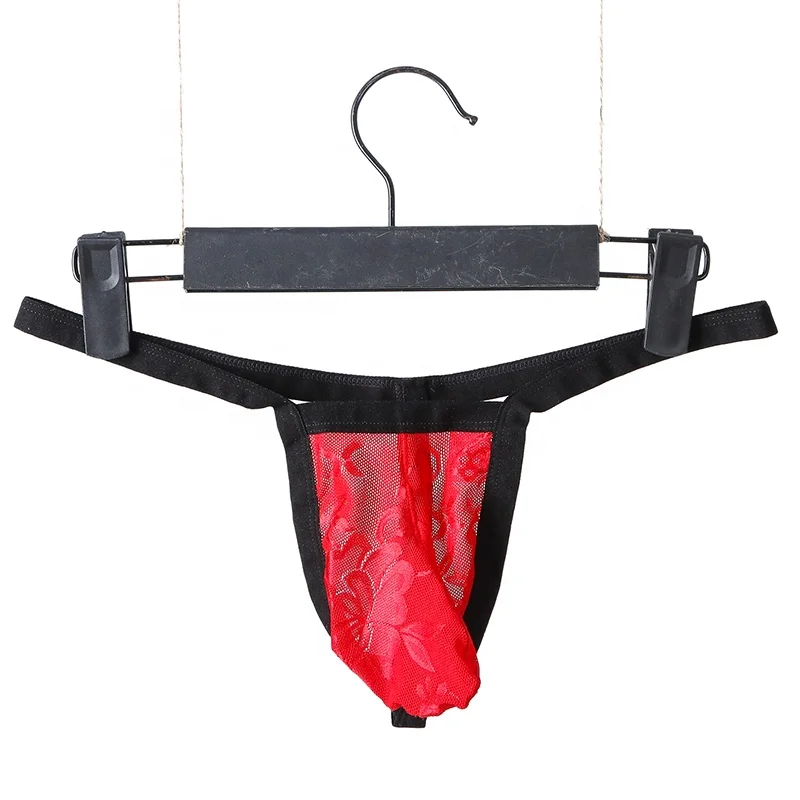 custom panties 2020 plain funny cheap lace men thongs g-strings sexy underwear