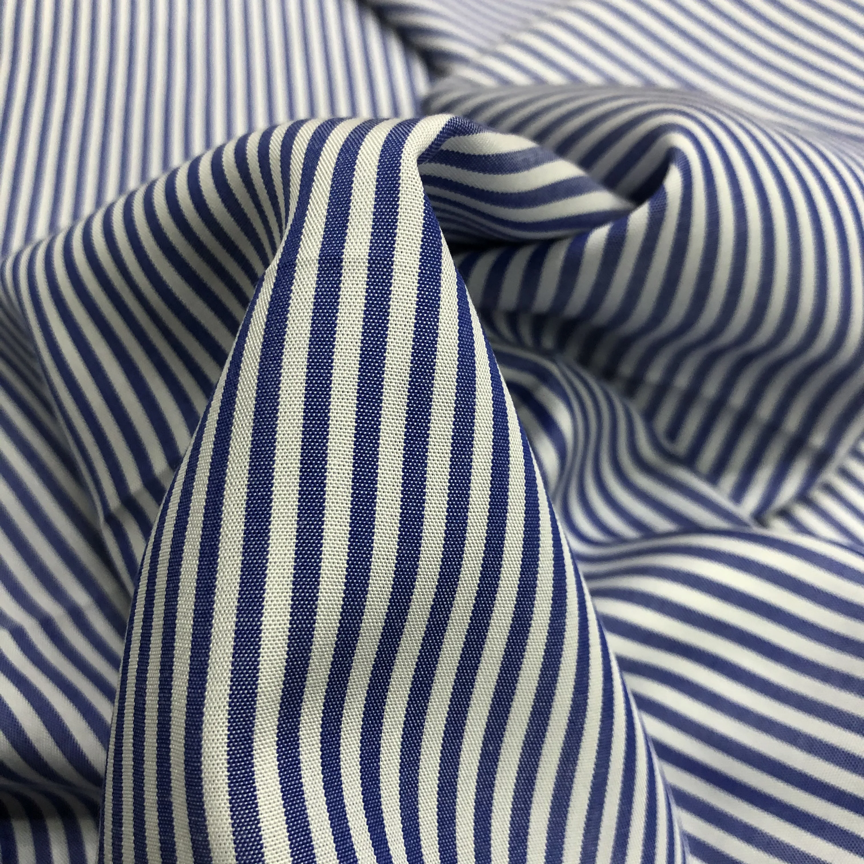 China wholesale in stock tencel viscose 0.25 cm stripes fabric