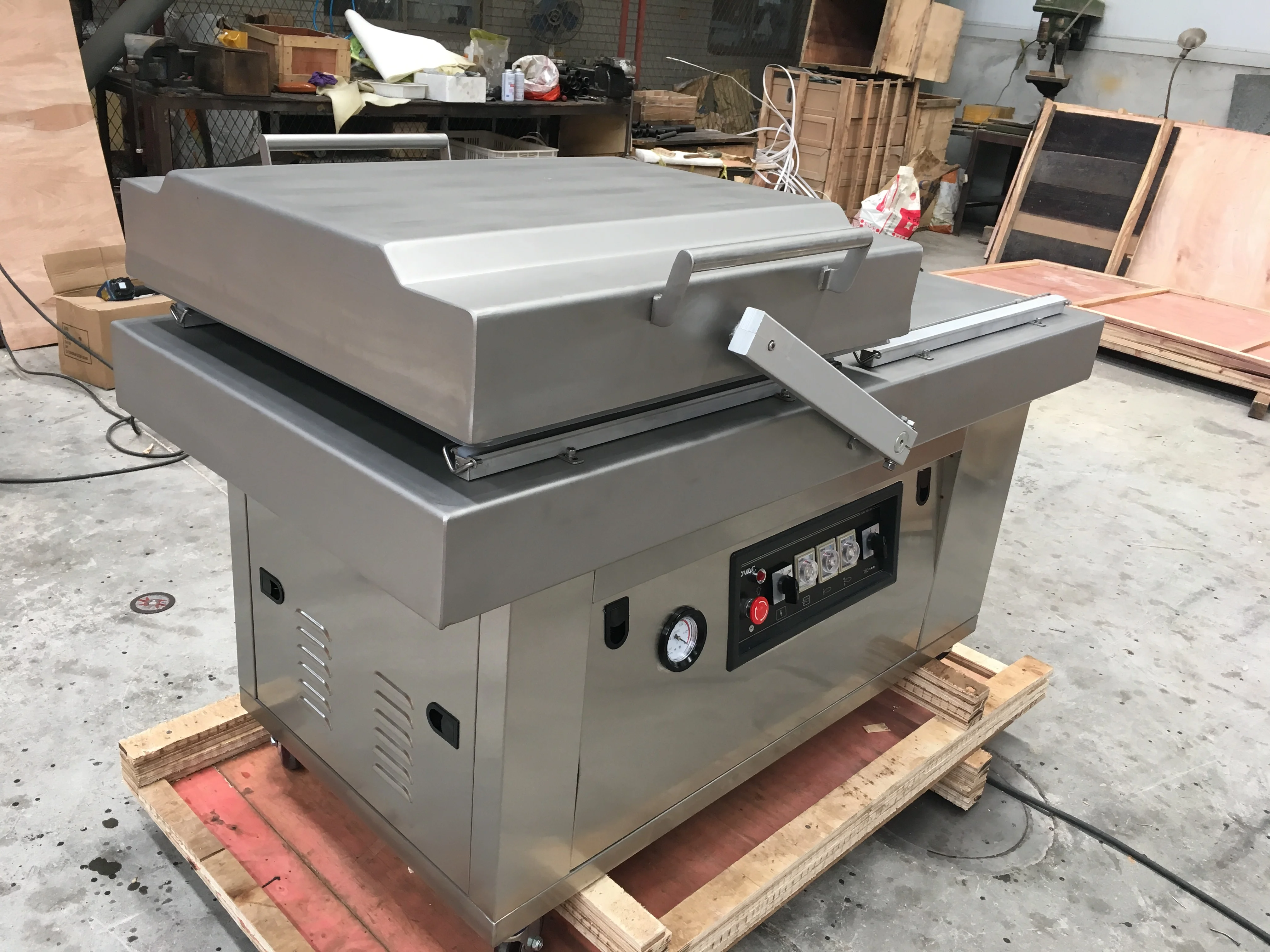 Вакуумная упаковочная машина z5002sb с двойной камерой вакуумный