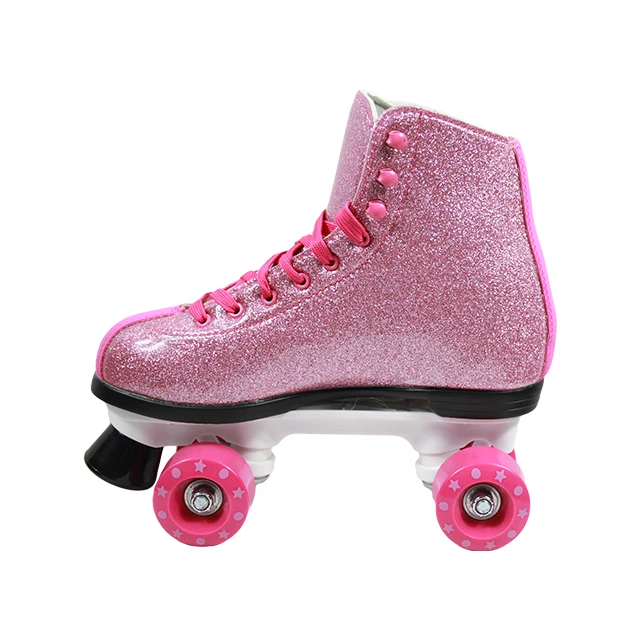 Stylish Custom Non-adjustable Roller Skating Shoes for Youth Adult Female Women 6+ Years Girls Kids Children Boys