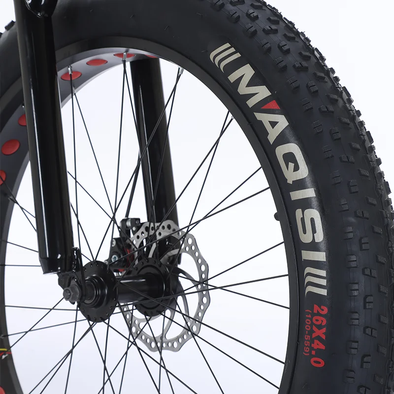 hot sale  26 inch big wheels MTB Fat tire beach snow bicycle High Quality 24 speed full suspension mountain bike