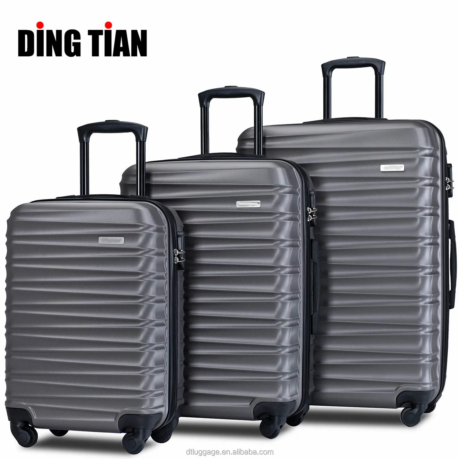 Valiz Custom ABS Trolley Suitcase Luggage Set 3 PCS Hard Case with Spinner Caster Factory Direct Cheap Maletas De Viaje