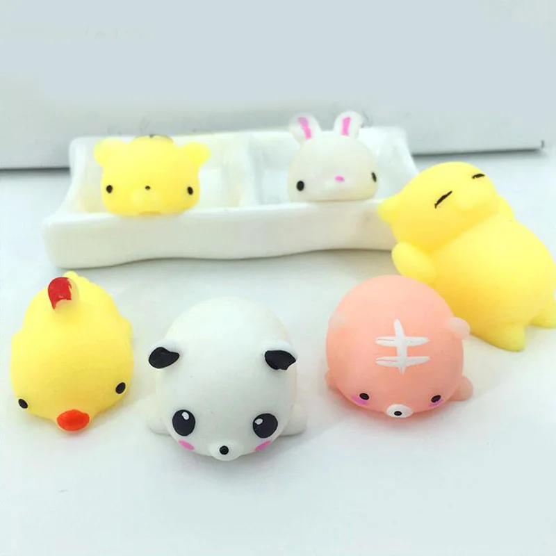 Kawaii Squishies Mochi Anima Squishy игрушки для детей Антистресс мяч сжимание вечеринки сувениры снятия стресса на день рождения