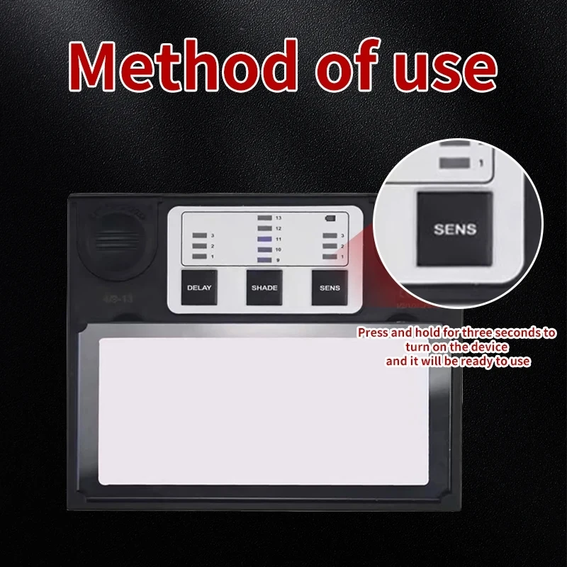 True Color Battery Solar Automatic Dimming TIG MIG MMA MAG KR KC New Smart Button Wireless Welding Cap