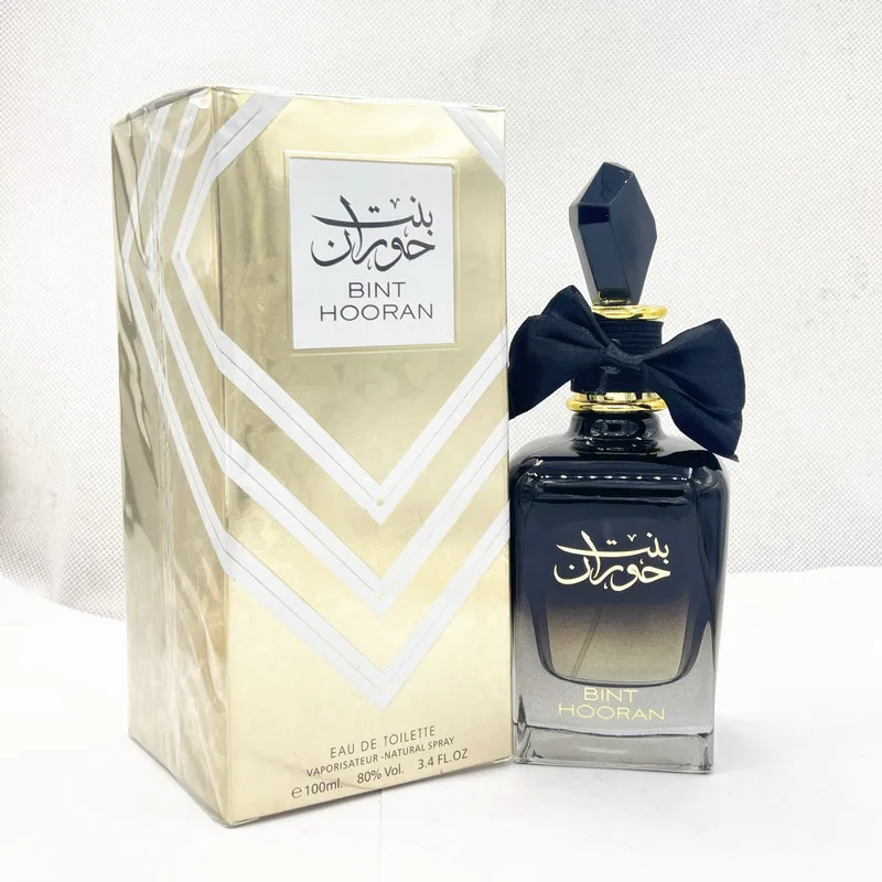 Hot perfume black noble bow tie Arab men and women perfume Middle East foreign trade cross border fragrance Dubai