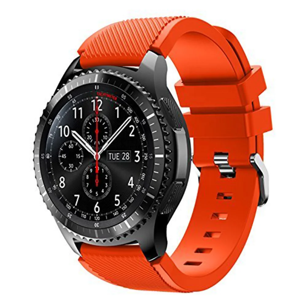 hot sales Promotion Classic Silicone Bracelet Replacement Sport Watch Strap for Samsung Gear S3 Frontier