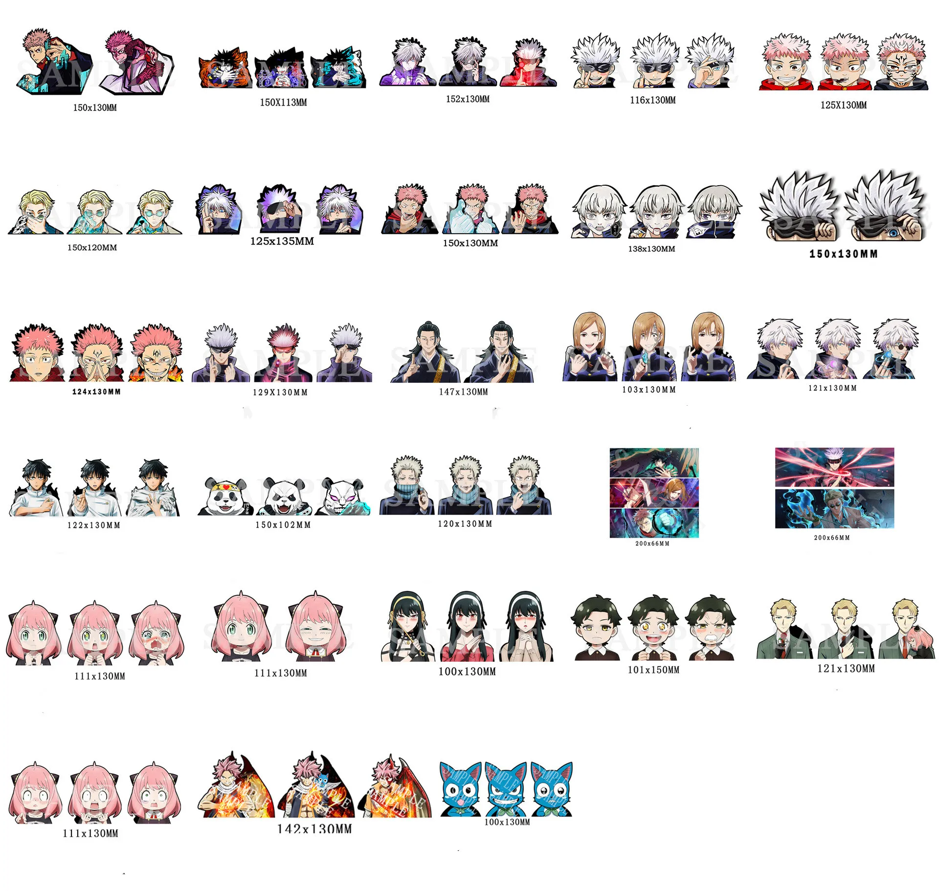 High Quality 300 Designs Reflective Diy Home Decor Refrigerator Phone Die Cut Motion 3D Car Anime Lenticular Window 3D Stickers