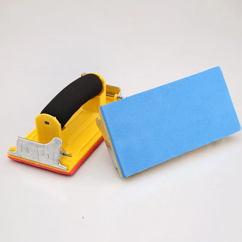 HYSTIC Lightweight Portable Hand Sander Manual Sandpaper Holder Wood Drywall Metal Polishing-Dry Abrasive Tools OEM Supported