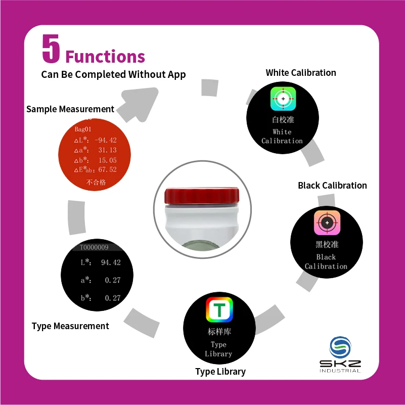 SKZColorCatPro Factory direct supply color-matching machine color uv spectrophotometer test colorimeter