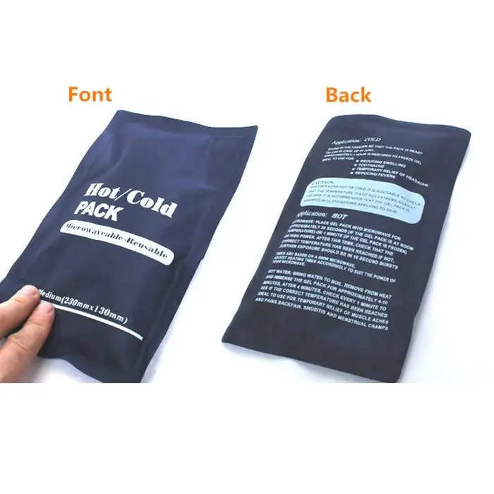 Wholeaser  Custom Reusable Ice Bag Hot & Cold Packs Hot Cold Gel Pack For Pain Relief