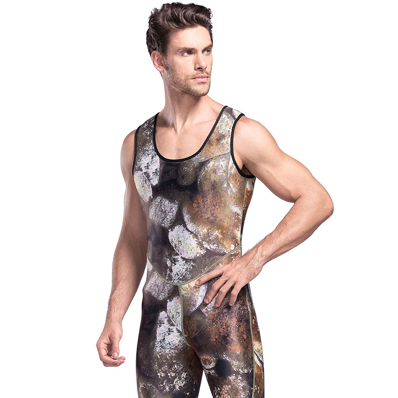 Мужской гидрокостюм 3 мм, камуфляжные гидрокостюмы для дайвинга, подводного плавания, охоты, полный костюм