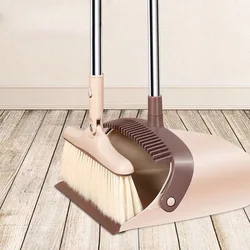 With Comb Teeth Broom and Dustpan Set Wholesale Broom and Dustpan