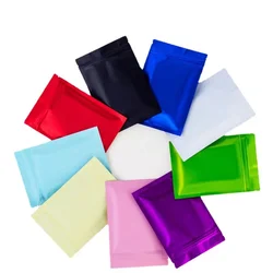 Color Printed Small Zip Bag  Metallized Plastic Smell Proof Mylar Bags Frosted Mini Ziplock Bags For Agriculture