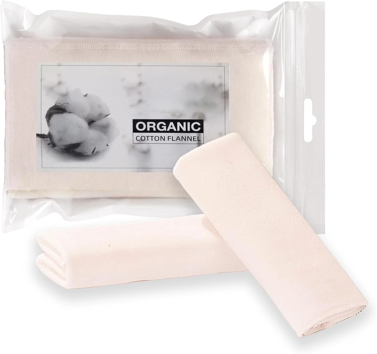 Unbleached Wool Mess-Free  Reusable Soothing Heat Compress Liver Abdomen Joints Castor Oil Pack Wrap Flannel