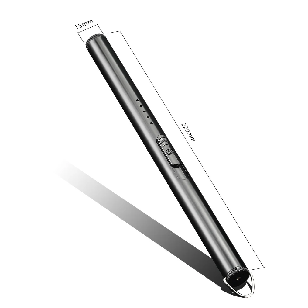 Wholesale Power Display Arc Igniter Lighter Kitchen Stove Stick Windproof Electronic Plasma Lighter