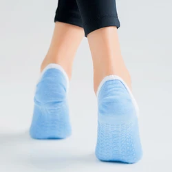 Kangyi Yellow Purple Blue Black Beige Anti Slip Yoga Socks For Women Pilates Socks