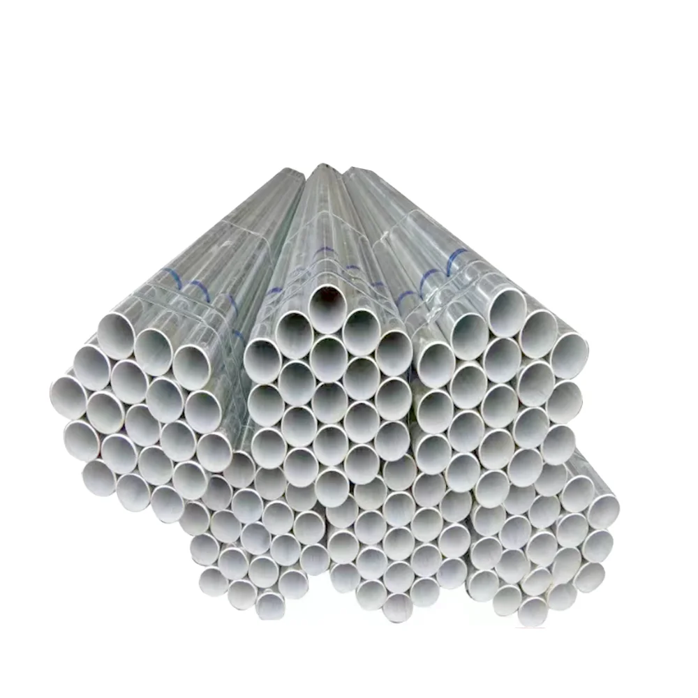 Hot Dipped Hollow Tube Pre Galvanized 6 Meter Customized Seamless ERW Welded Carbon Steel Square Round Pipe for Greenhouse